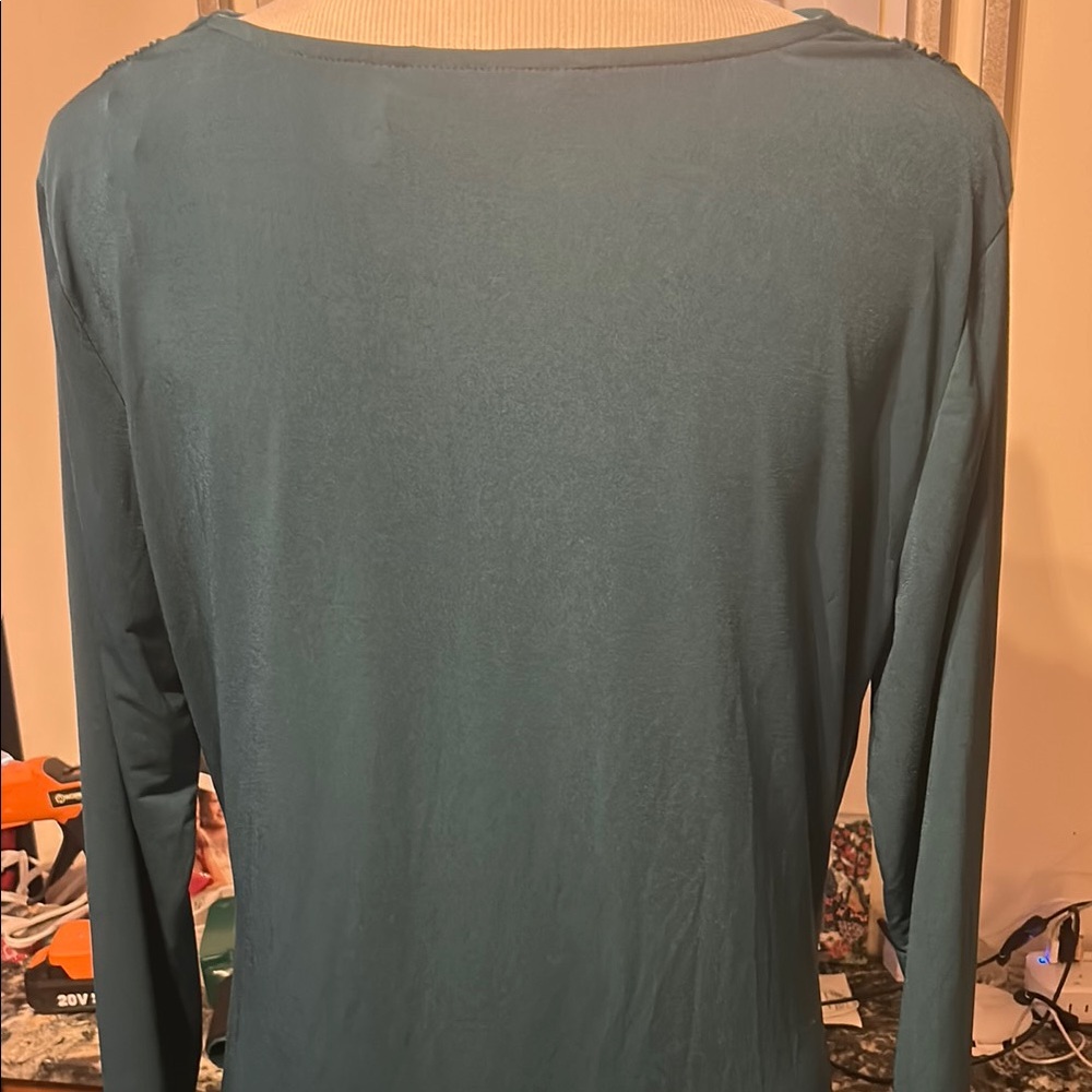 Sofia By Sofia Vergara Teal Top - image 3